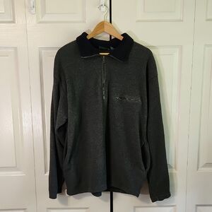 Coleman Outdoor Mens 1/4 Zip Fleece Pullover Size LG Gorpcore‎ Hiking Camping